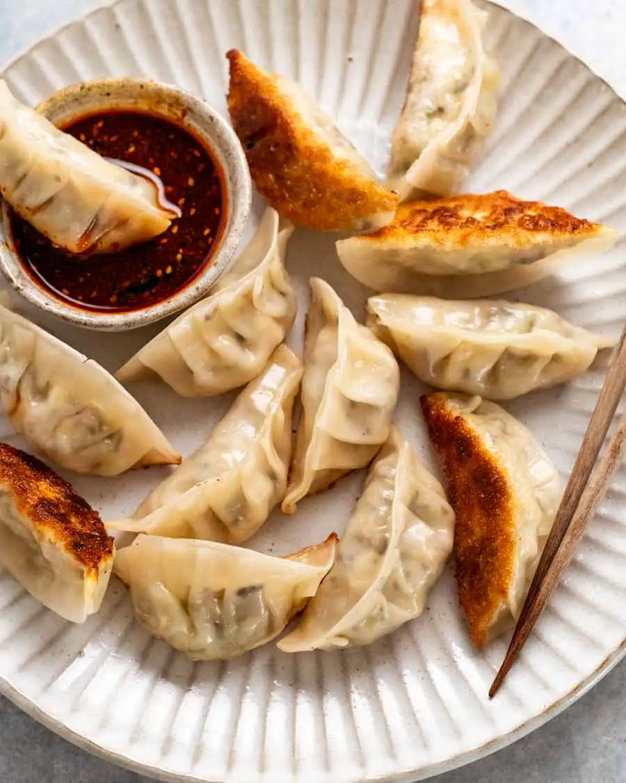 Delicious Homemade Vegetarian Dumplings at Five Spice Kitchen in Calgary, AB